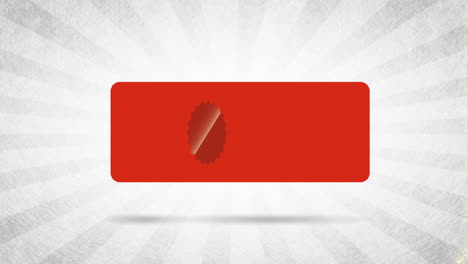 estandarte rojo con diseño de estrella