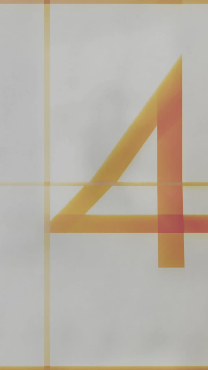 cuenta atrás contra un fondo gris 4k