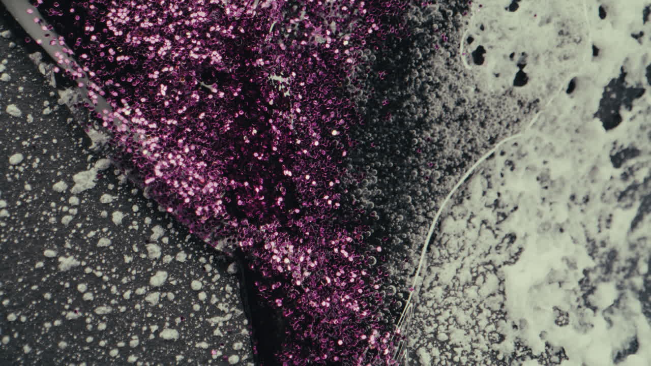 Abstract Glitter and Foam Texture