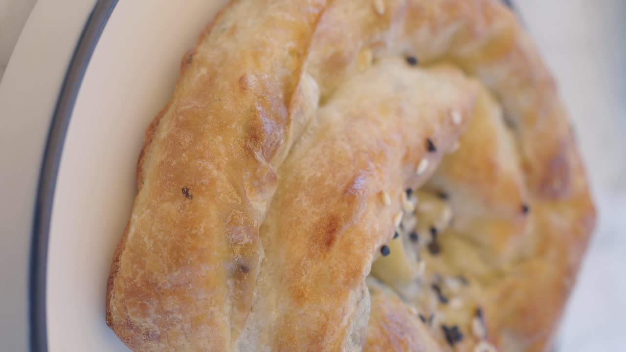 Close-up of a Delicious Phyllo Pastry