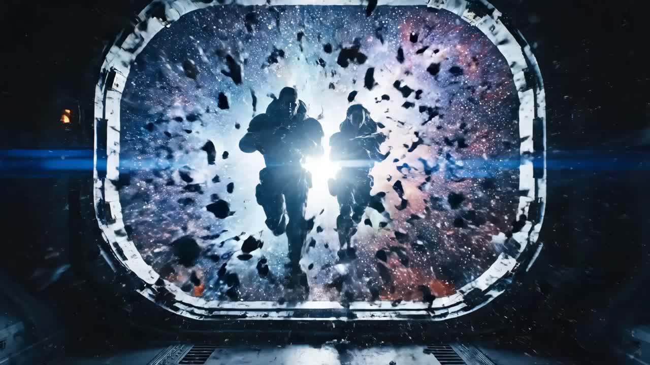 Futuristic Space Marines on a Mission