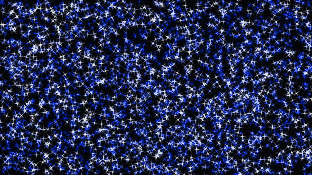 animación de partículas de estrellas brillantes gráficos de movimiento