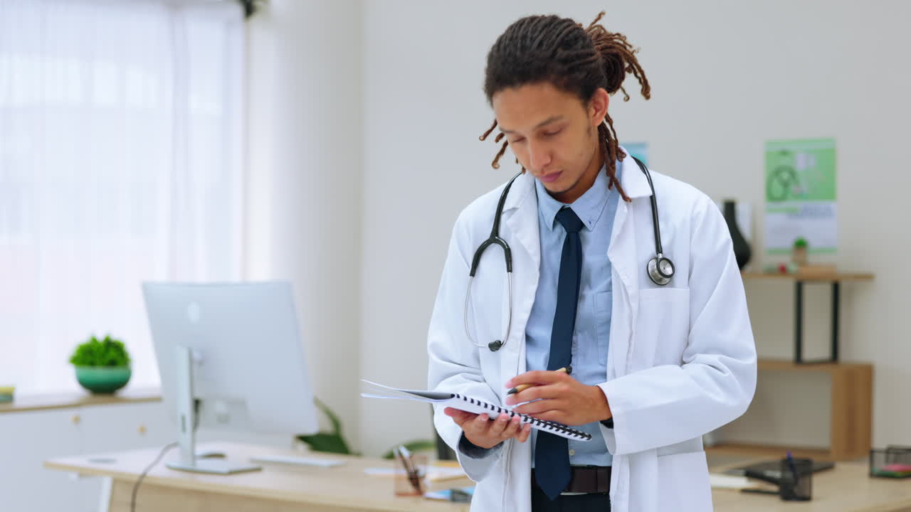 Tablet, healthcare and face of doctor with smile