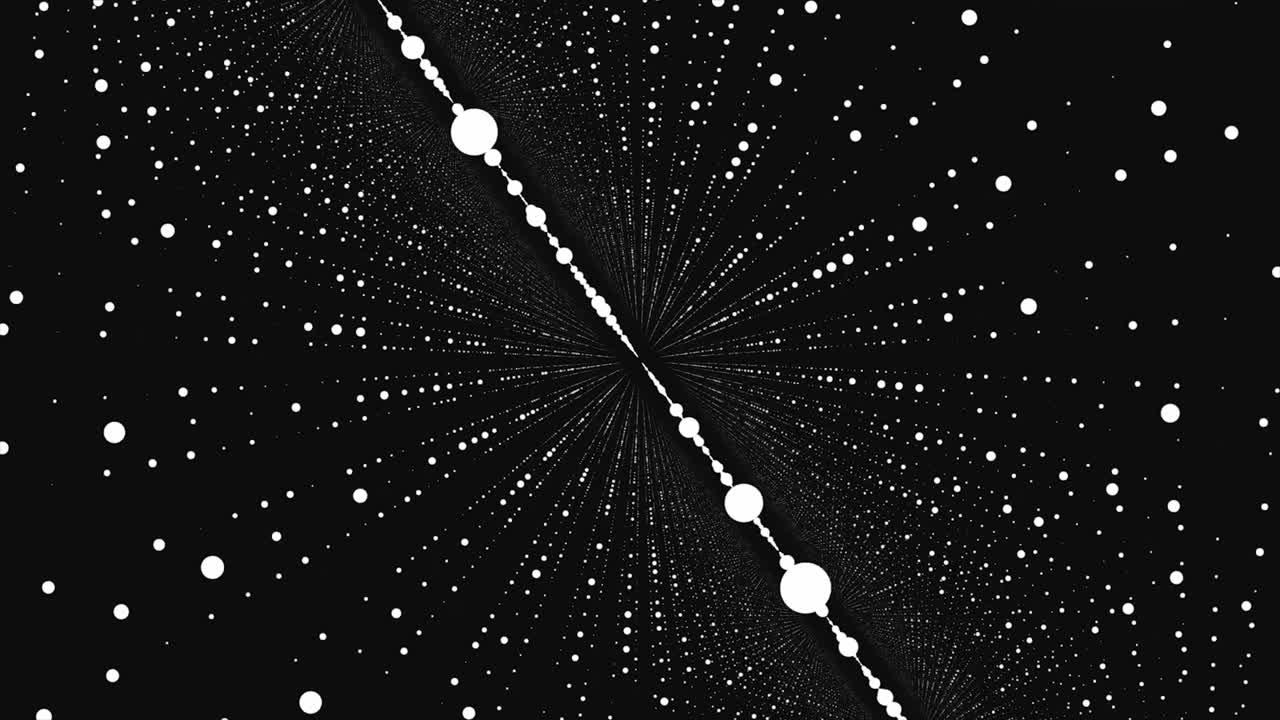 fondo de patrón de puntos abstractos en blanco y negro