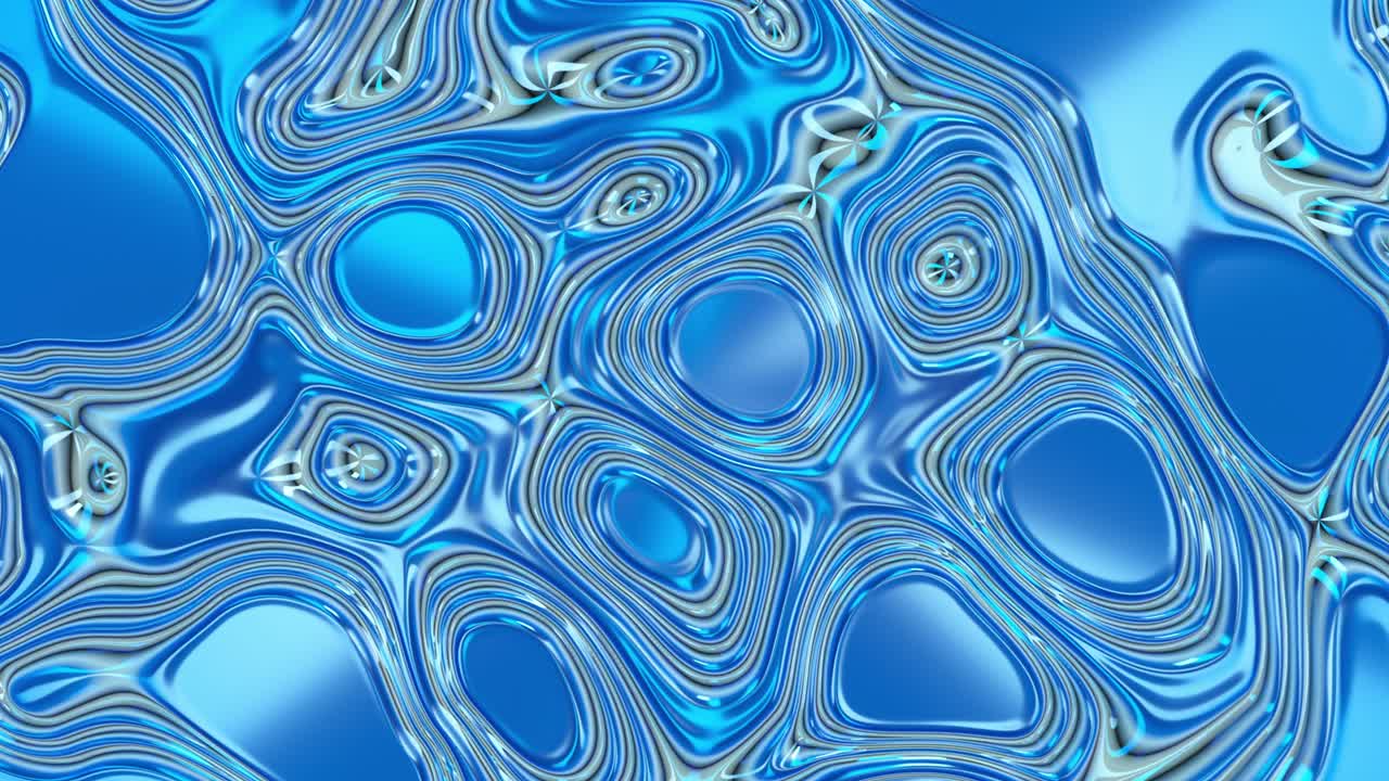 superficie de onda reflectora de líquido abstracto rosa. ondas y ondulaciones de líneas ultravioletas. bucle sin costuras 3d render