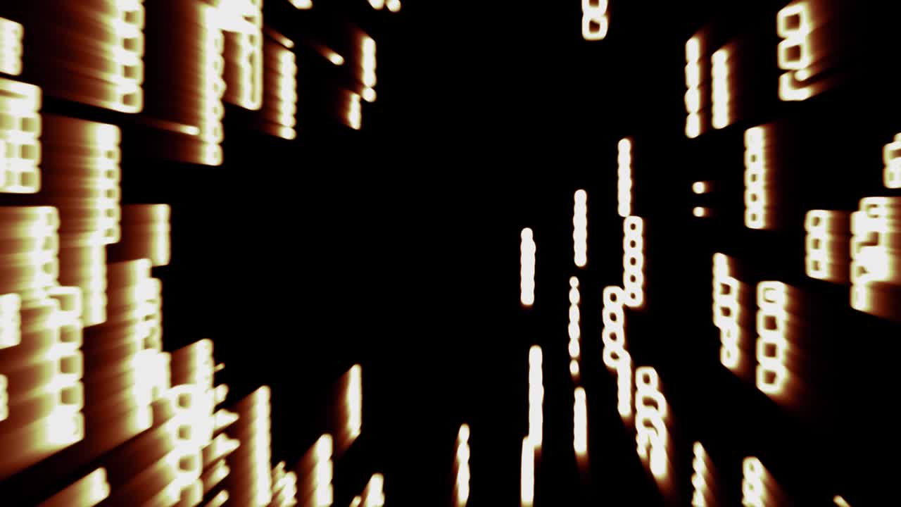 lente de fondo distorsionado. gráficos de movimiento 4k. fondo de partículas