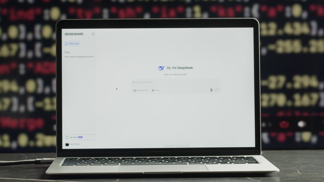 deepseek ai plataforma en el portátil