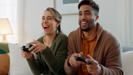 videojuego, diversión y excitación pareja de diversidad