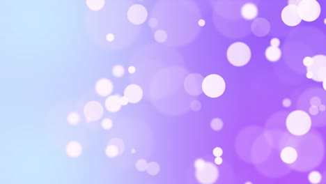 4k luz suave fuera de enfoque luces moviéndose lentamente a través de la animación de bucle. color azul