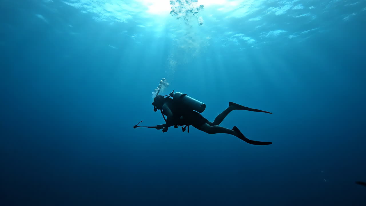 buzo bajo el agua