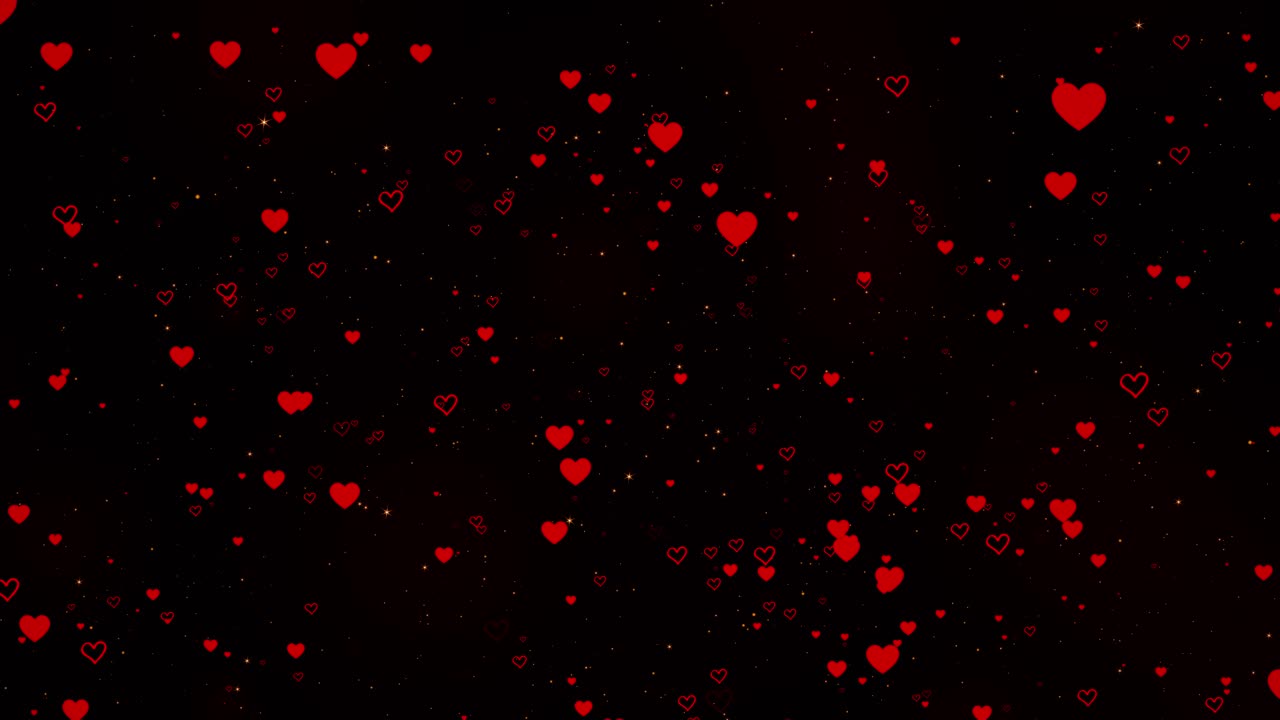 Abstract valentines day anniversary red hearts on dark background mothers day marriage invitation