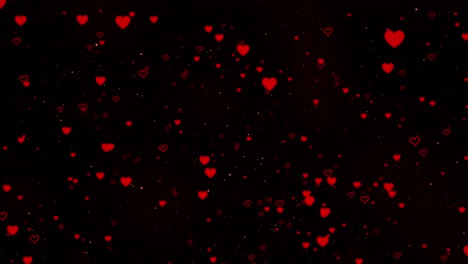 abstract valentines day anniversary red hearts on dark background mothers day marriage invitation