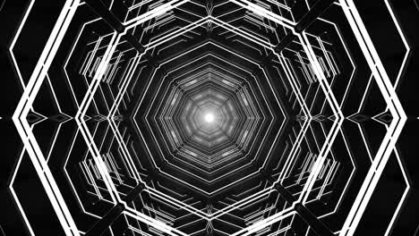 pasillo de fondo abstracto con bucle tecnológico