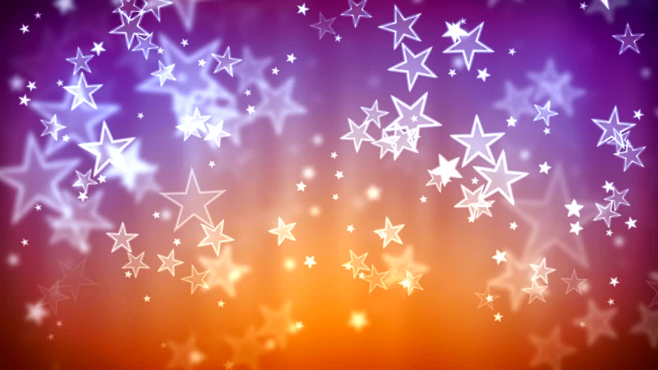 estrellas de vidrio púrpura