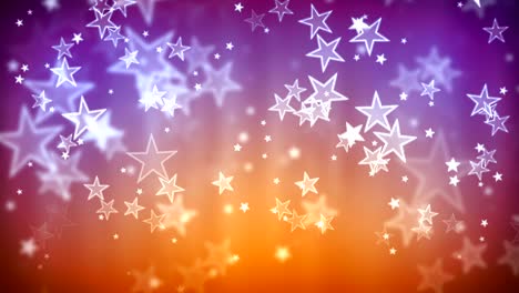 purple glassy stars