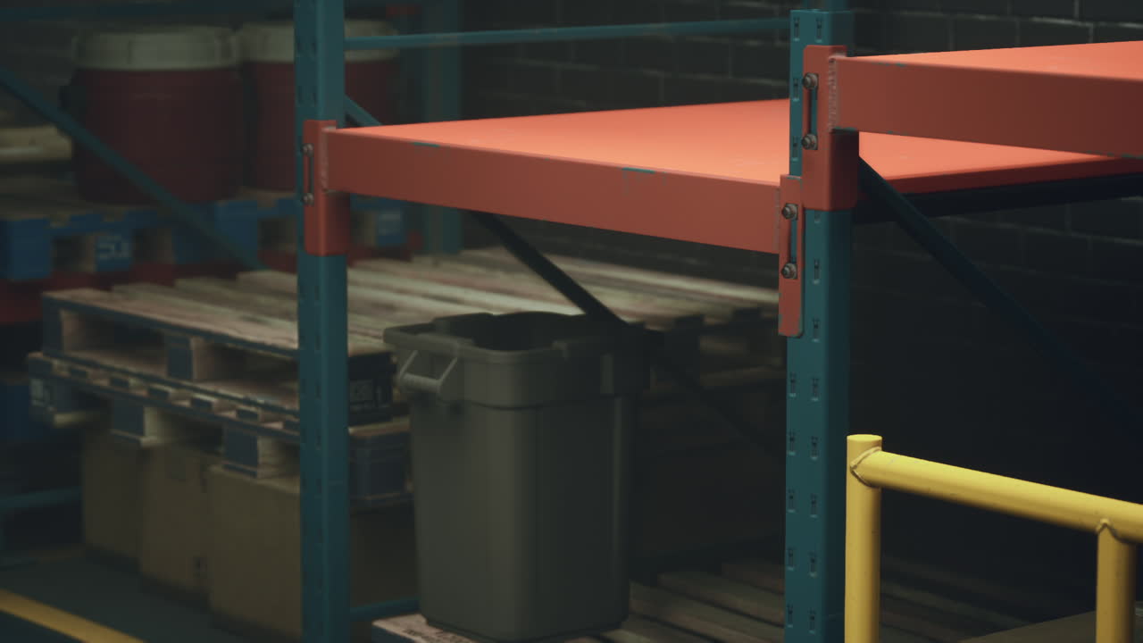 una vista de un almacén