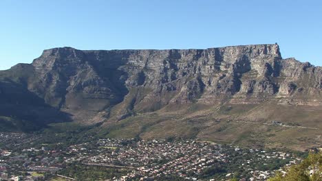 table mountain as seen from signal hill