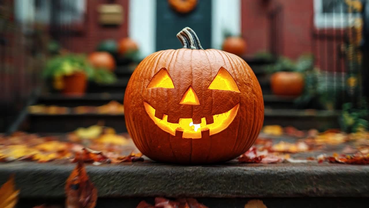 Jack-o'-lantern di Halloween
