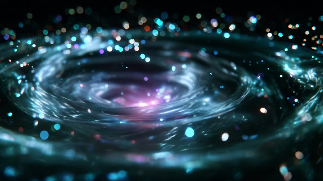 A Mesmerizing Cosmic Vortex of Light and Energy Unfolding in a Beautiful Spiral, Capturing the Essence of Galactic Motion and the Mysteries of the Universe in a Spectacular Display of Colors and Textures