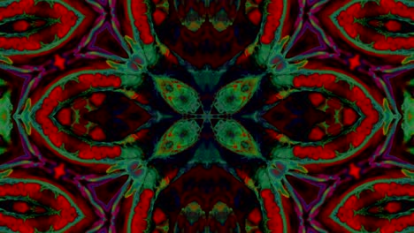 movimiento de fondo de kaleidoscopio abstractamente colorido
