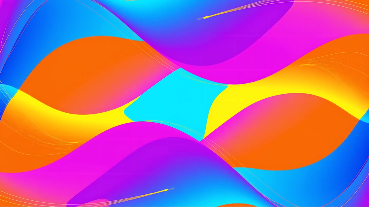 Fundo Abstrato Colorido em Movimento 4K