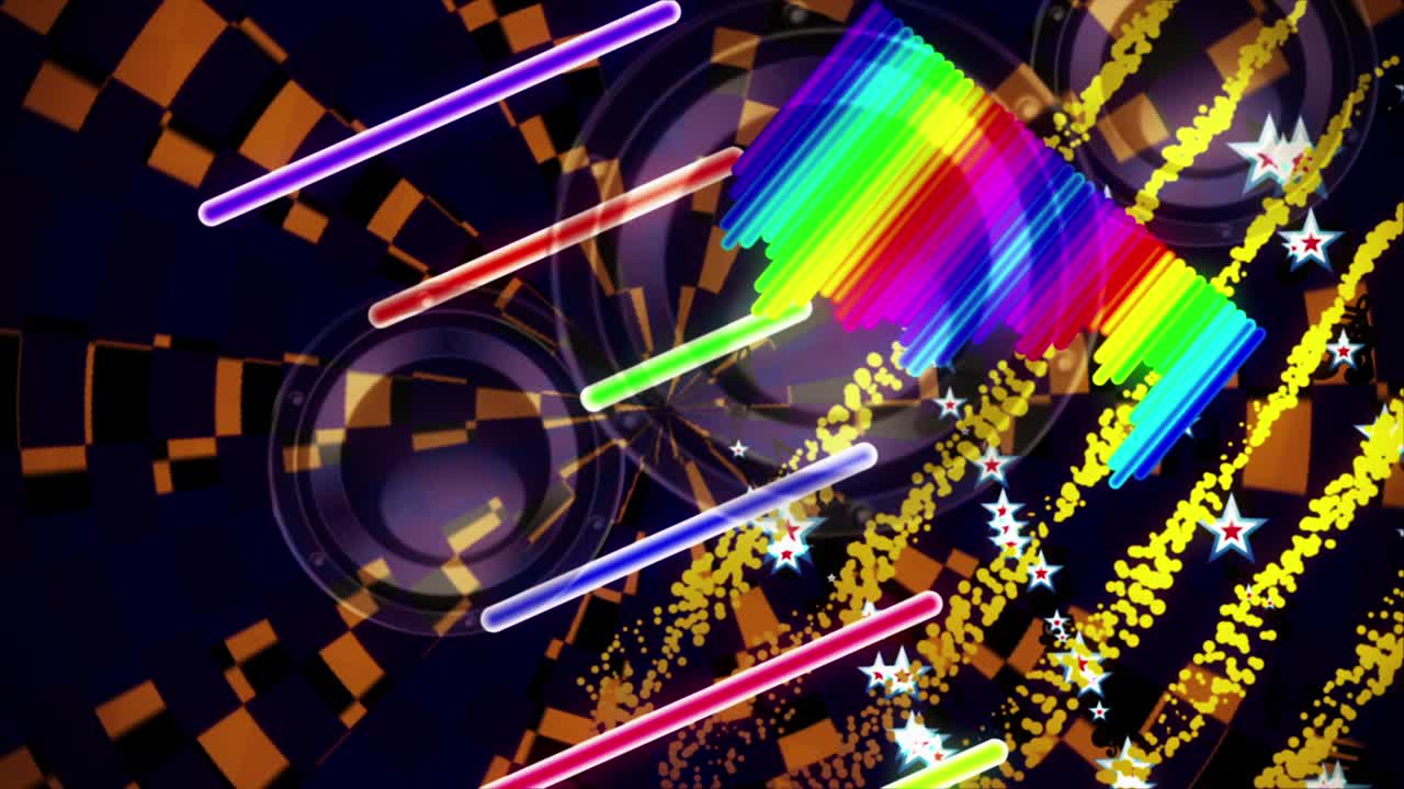 음악 스트럼 빈티지 vj 루프