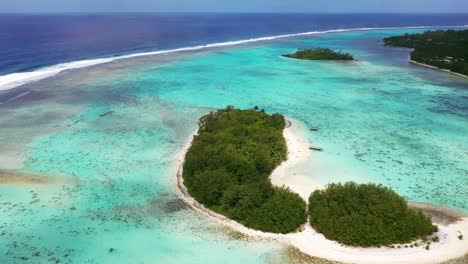 庫克群島 (cook islands) 位於拉羅通加 (rarotonga) 的穆里海灘 (muri beach)