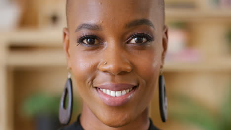 Face,-portrait-and-fashion-black-woman-smile