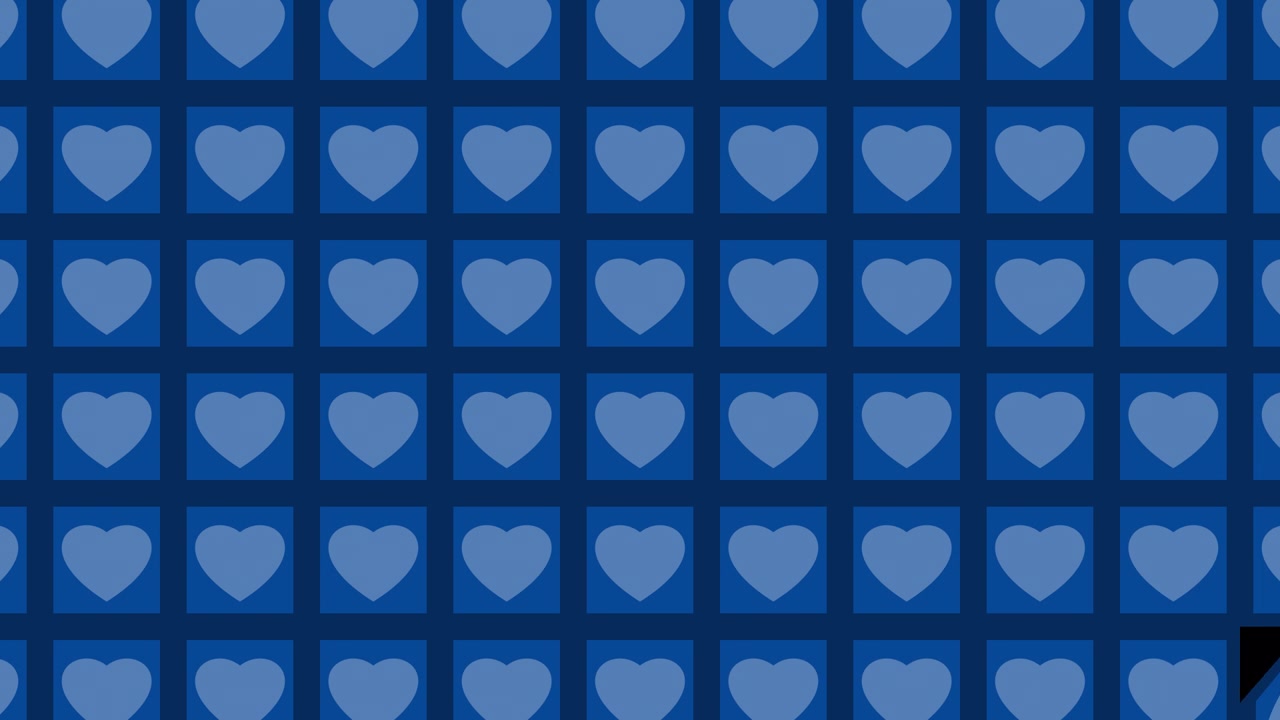 Blue Heart Pattern