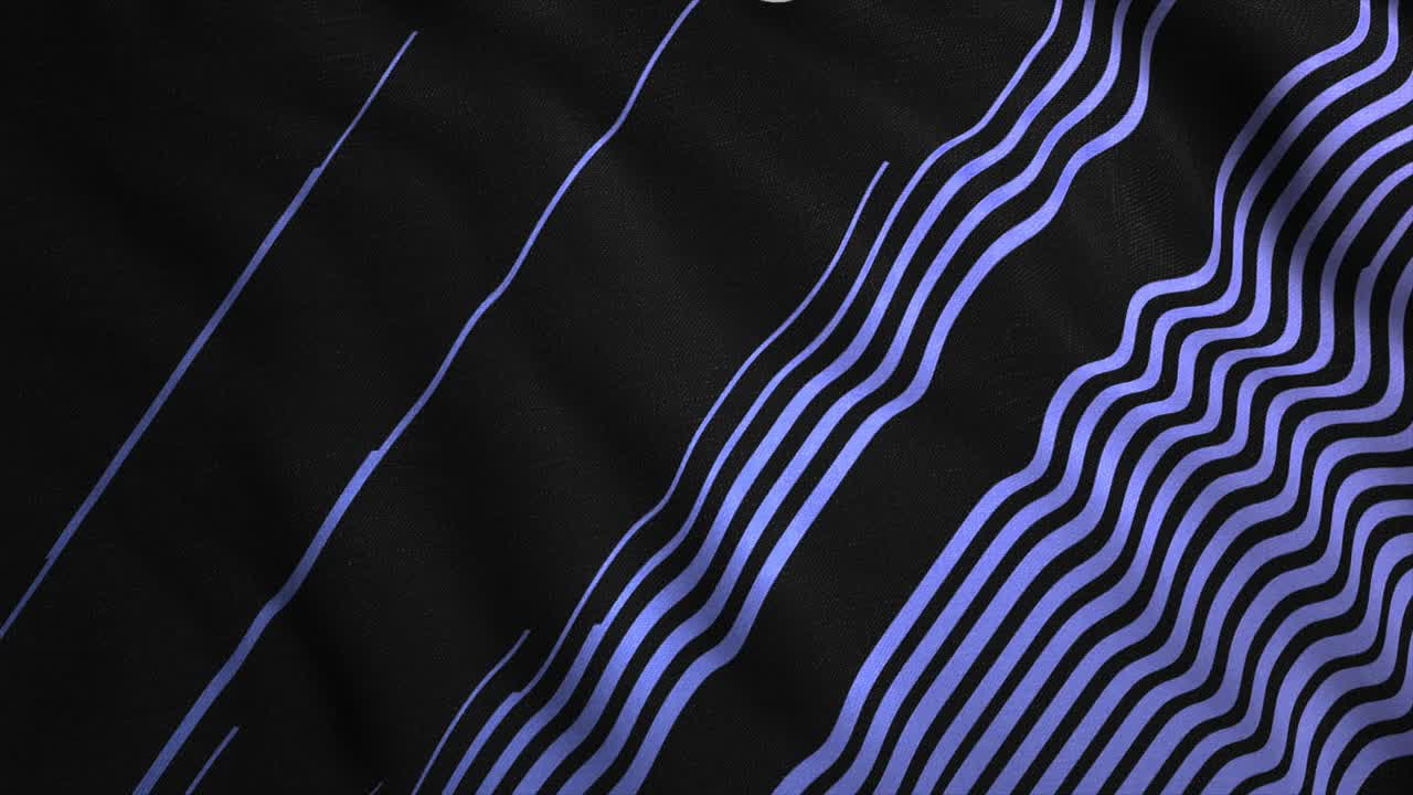 Abstract Black and Blue Lines Pattern