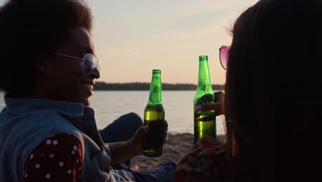 momentos románticos desde la playa con la novia/dabrowa gornicza/polonia