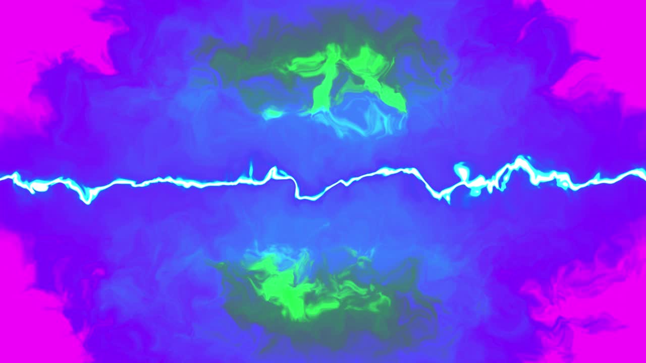 psicodélico colorido ambiente láser fluido formas que fluyen 4k fondo transparente vj loop relajante salvapantallas holográfico