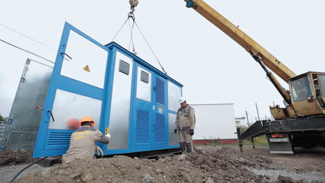 installing a power transformer