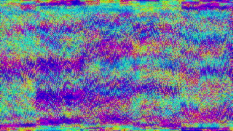 ondas coloridas parpadeando y parpadeando contra un fondo azul