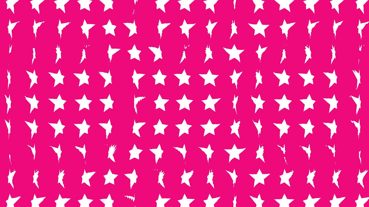 animación de onda en forma de estrella blanca en movimiento gráficos de movimiento