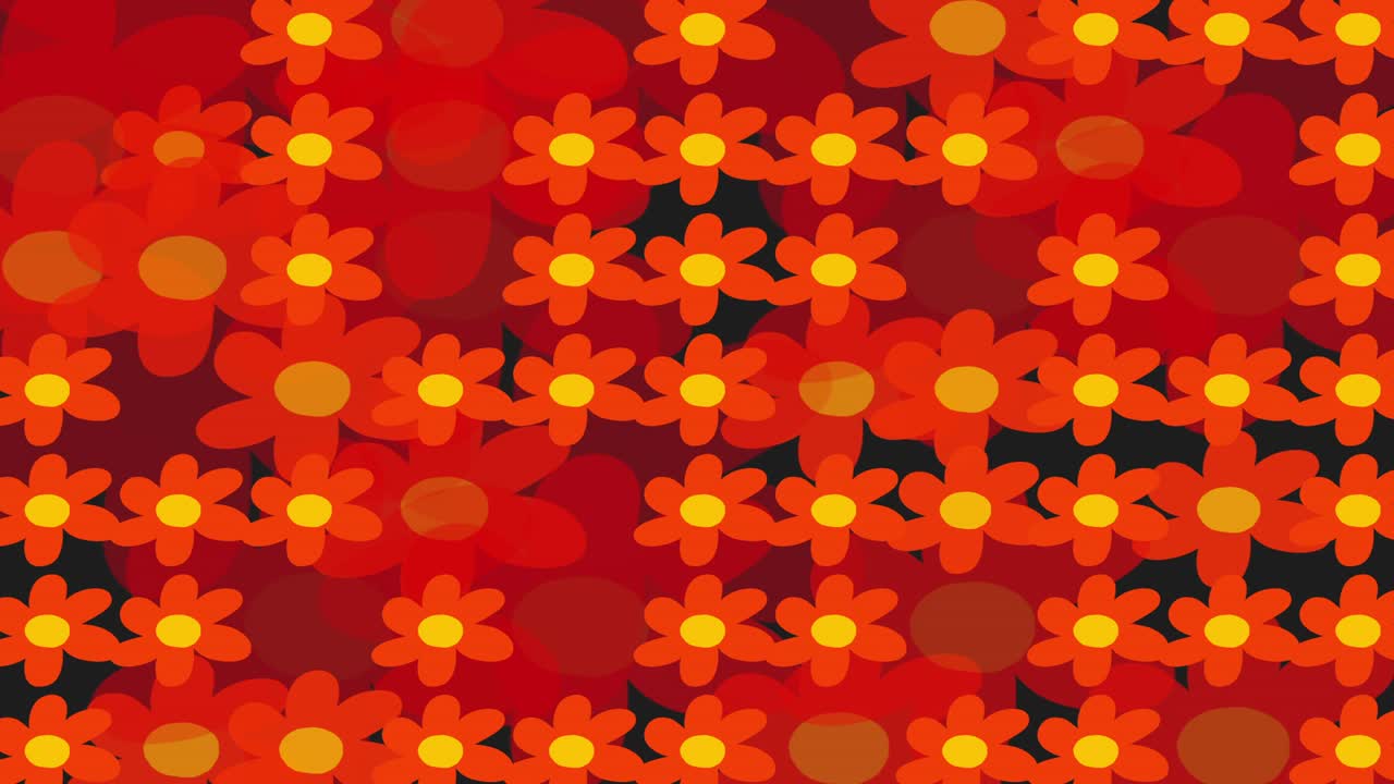 움직이는 꽃 비디오