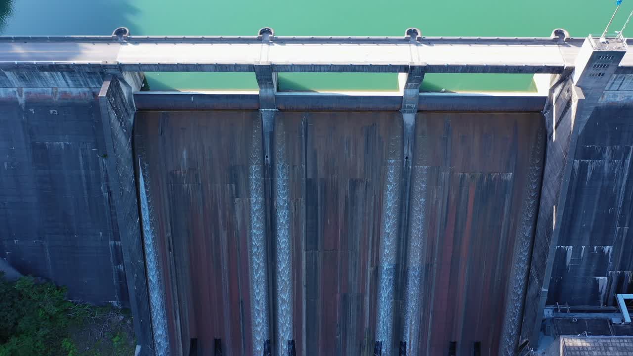 Aerial view of Norris Dam in Rocky Top, Tennessee