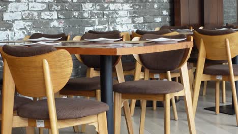 empty restaurant interior