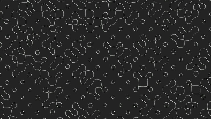Modern and minimalist black and white geometric pattern