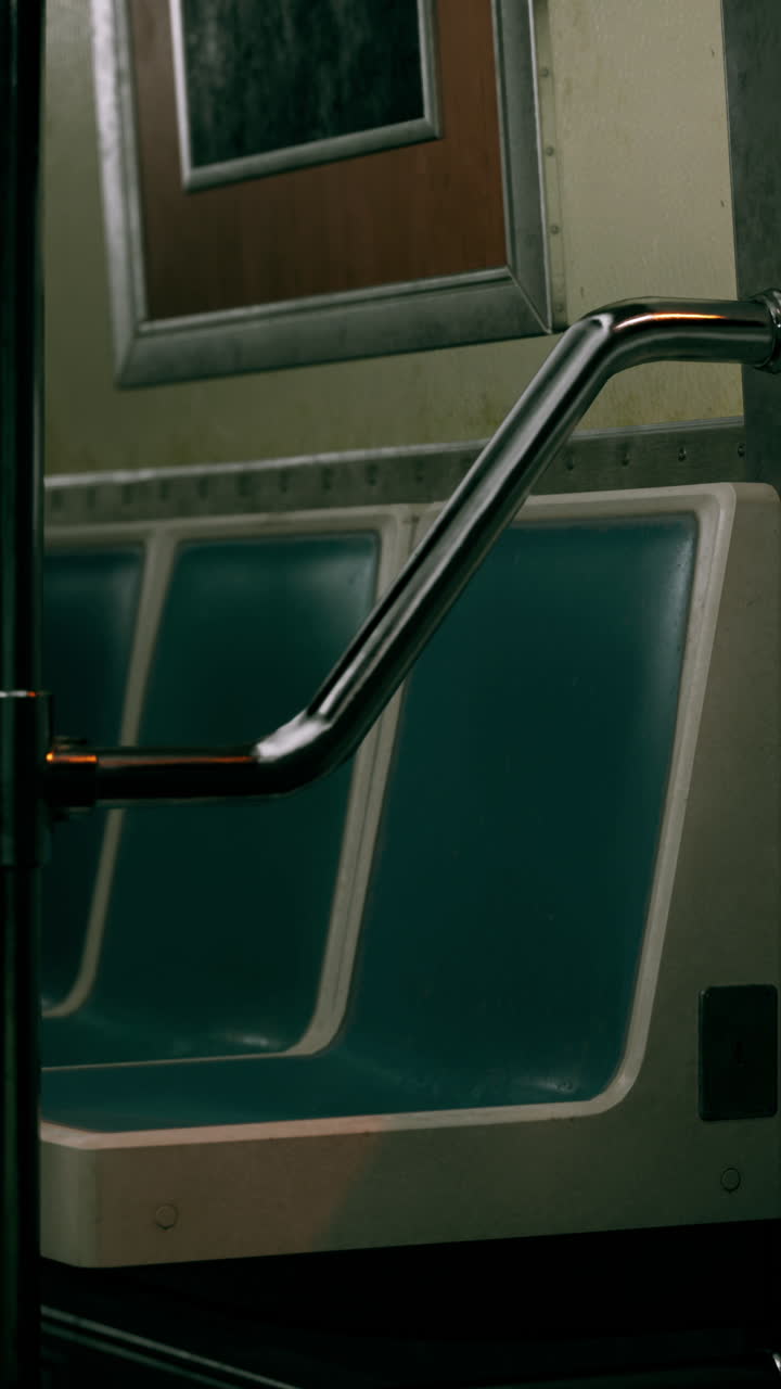 asientos vacíos en el metro