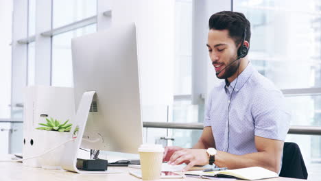 a-young-call-centre-agent-working-in-an-office