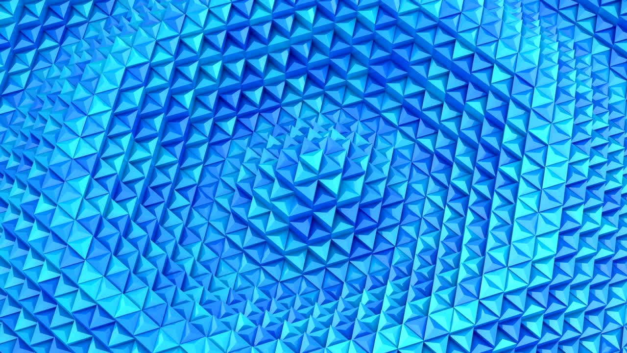 los triángulos formaron una onda