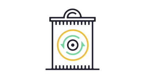 recycling icon animation