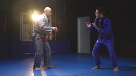 jiu jitsu sparring session