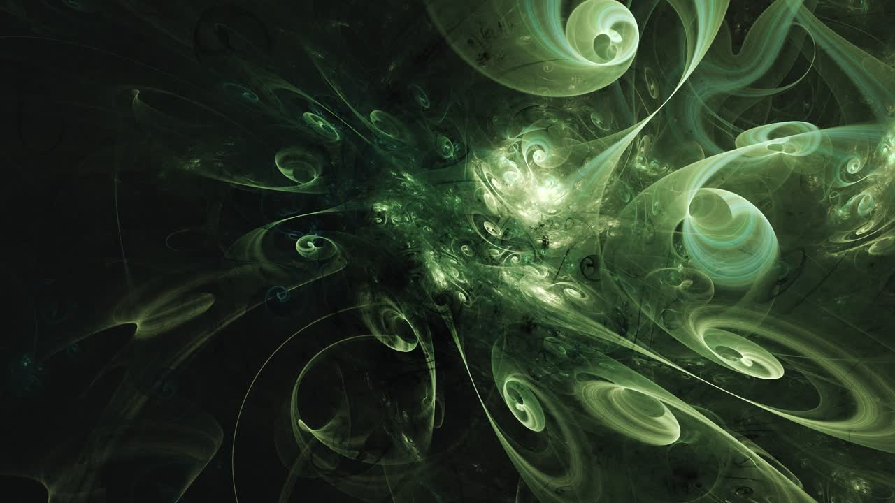 extraños círculos orgánicos de fondo fractal