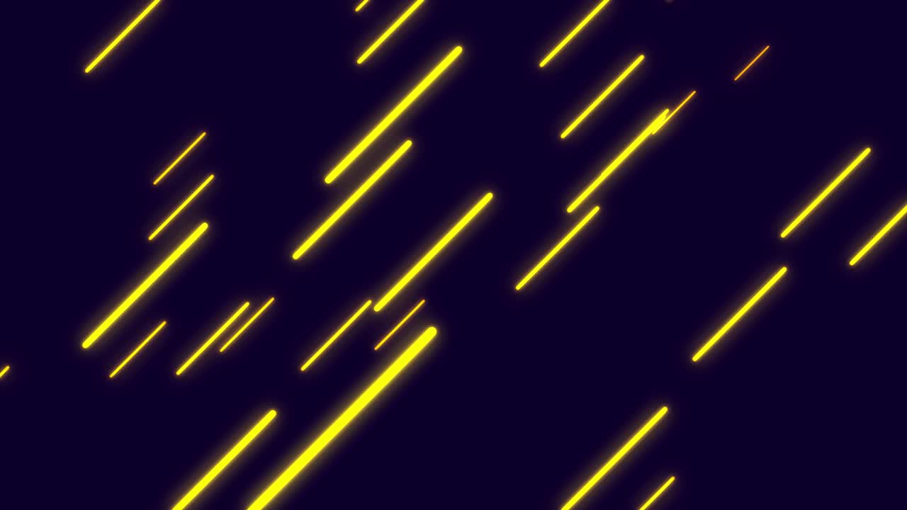 imágenes de fondo abstractas de línea naranja con bucle - 4k líneas de neón brillantes de colores fondo - luces de neón brillante - 4k fondo de movimiento mínimo abstracto - líneas de neon móviles multicolores