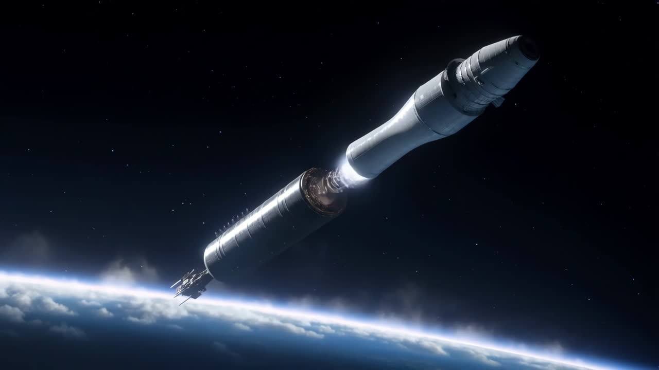 Rocket Launch into Space