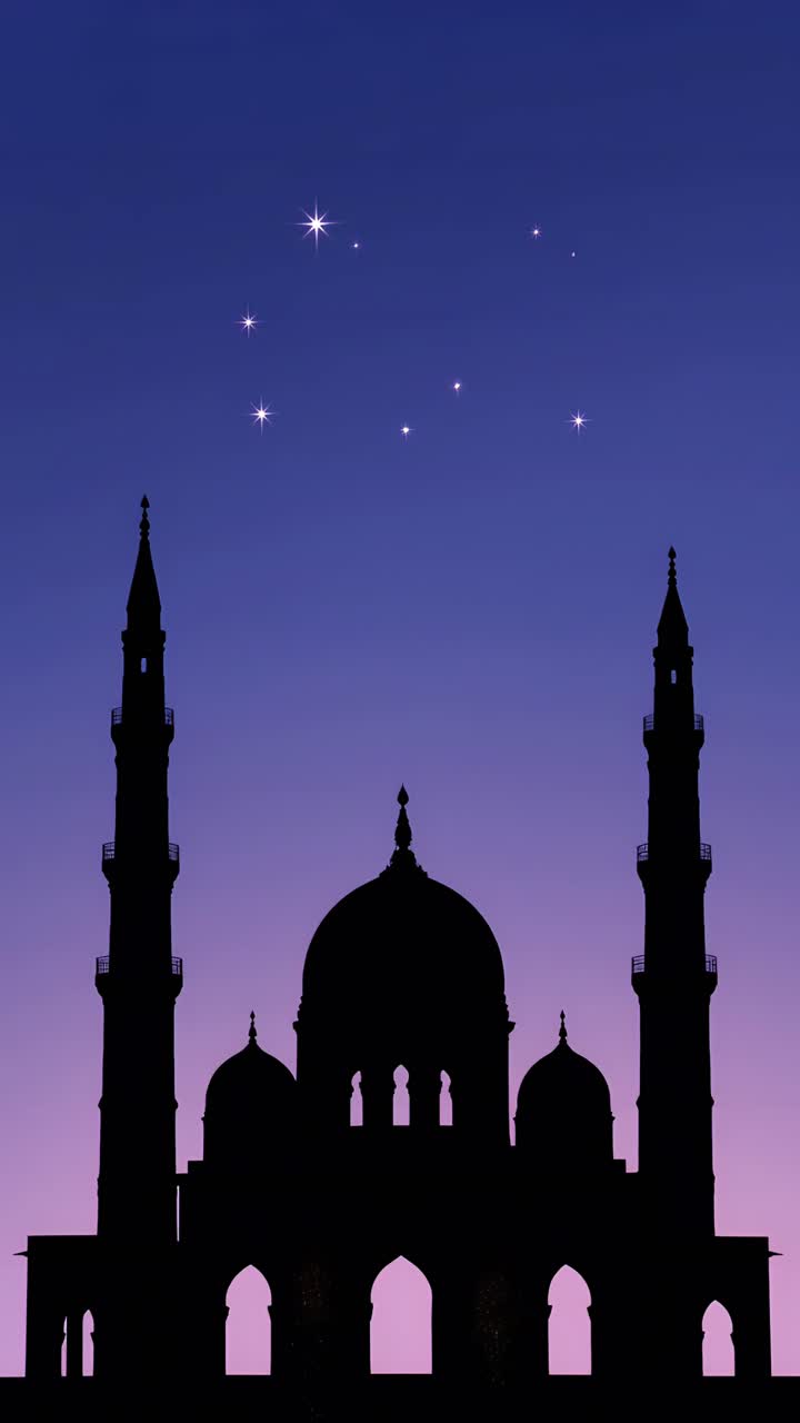 Eid al-Adha Moschea Sfondo islamico 4K