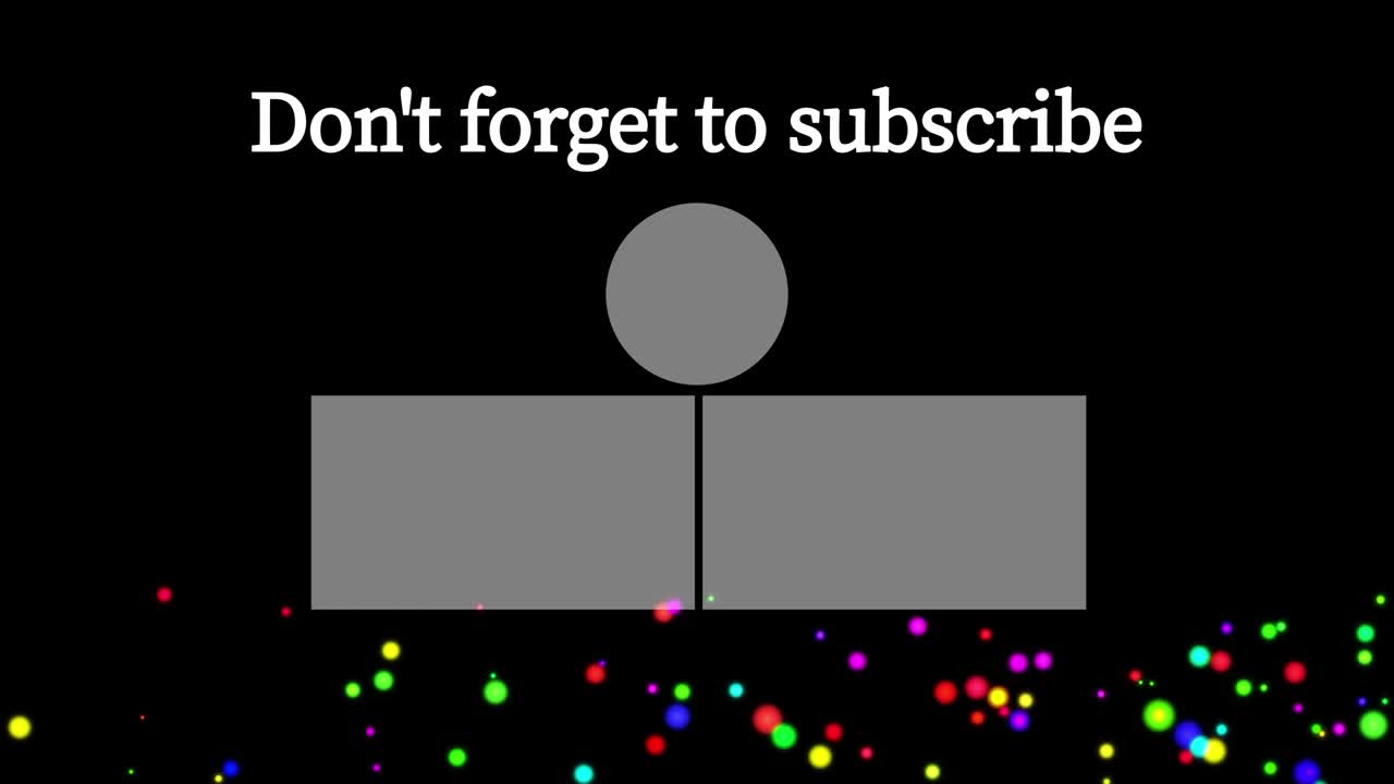 다채로운 공 구 끝 카드 끝 화면 모션 그래픽