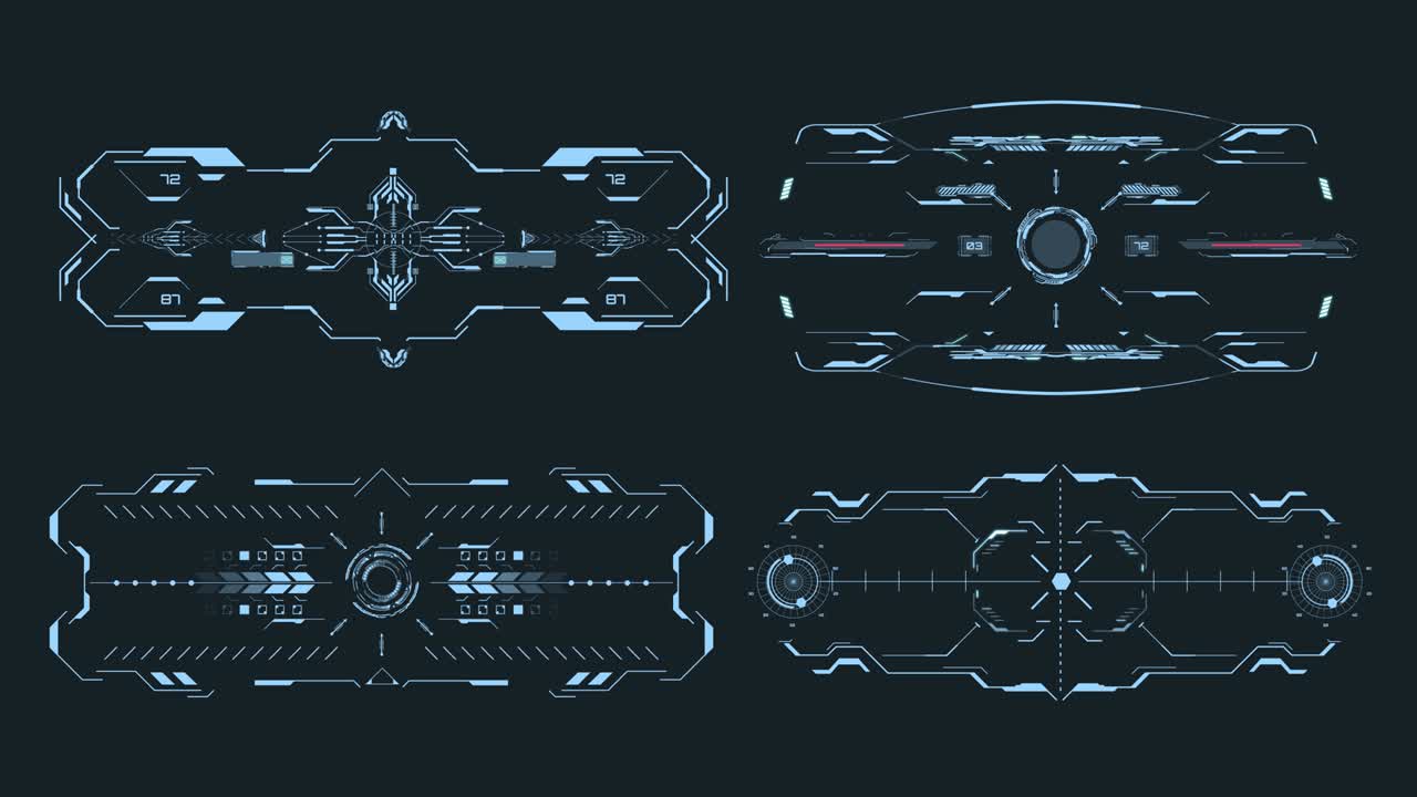 Modern for game background design Futuristic HUD, GUI interface screen design. Virtual reality. Futuristic VR Head-up Display Design. Sci-Fi Helmet HUD. Future Technology. Hi tech design crosshair,aim